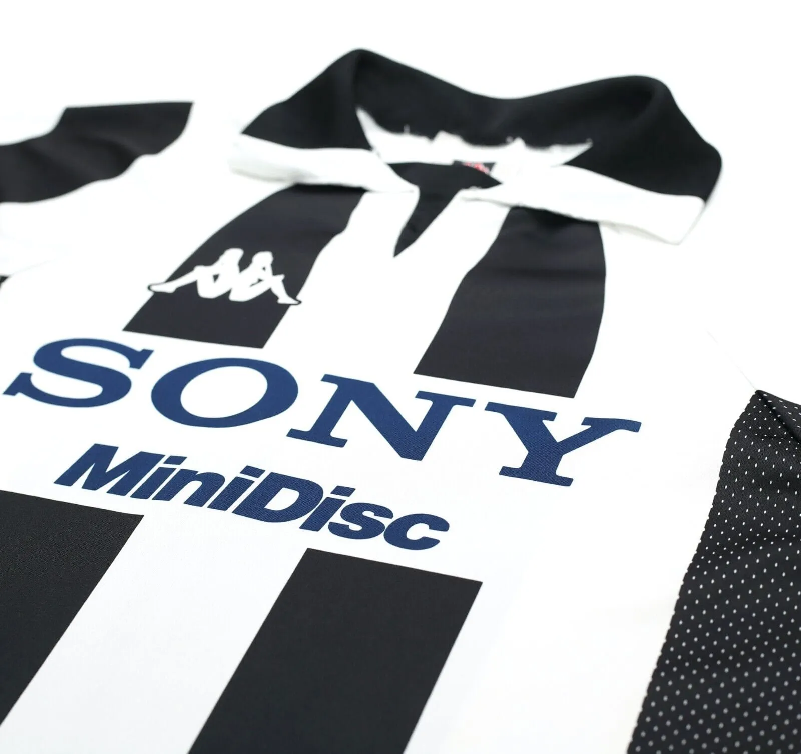 1997/98 JUVENTUS Vintage Kappa Home Football shirt (L) Sony Minidisc