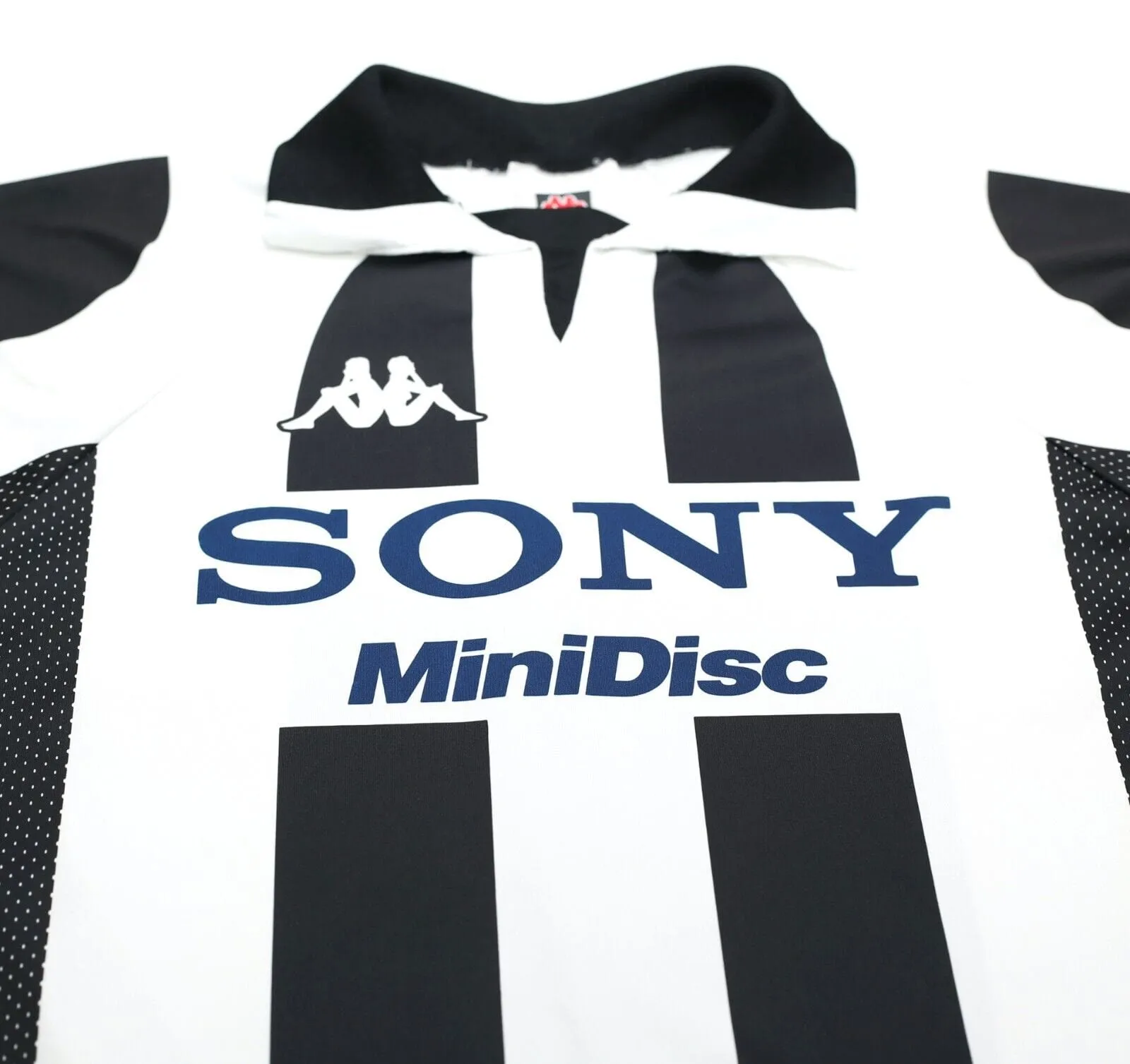 1997/98 JUVENTUS Vintage Kappa Home Football shirt (L) Sony Minidisc