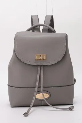 Adeline Backpack, Storm, Leather