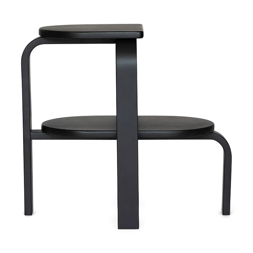 Altura Step Stool & Side Table - Black