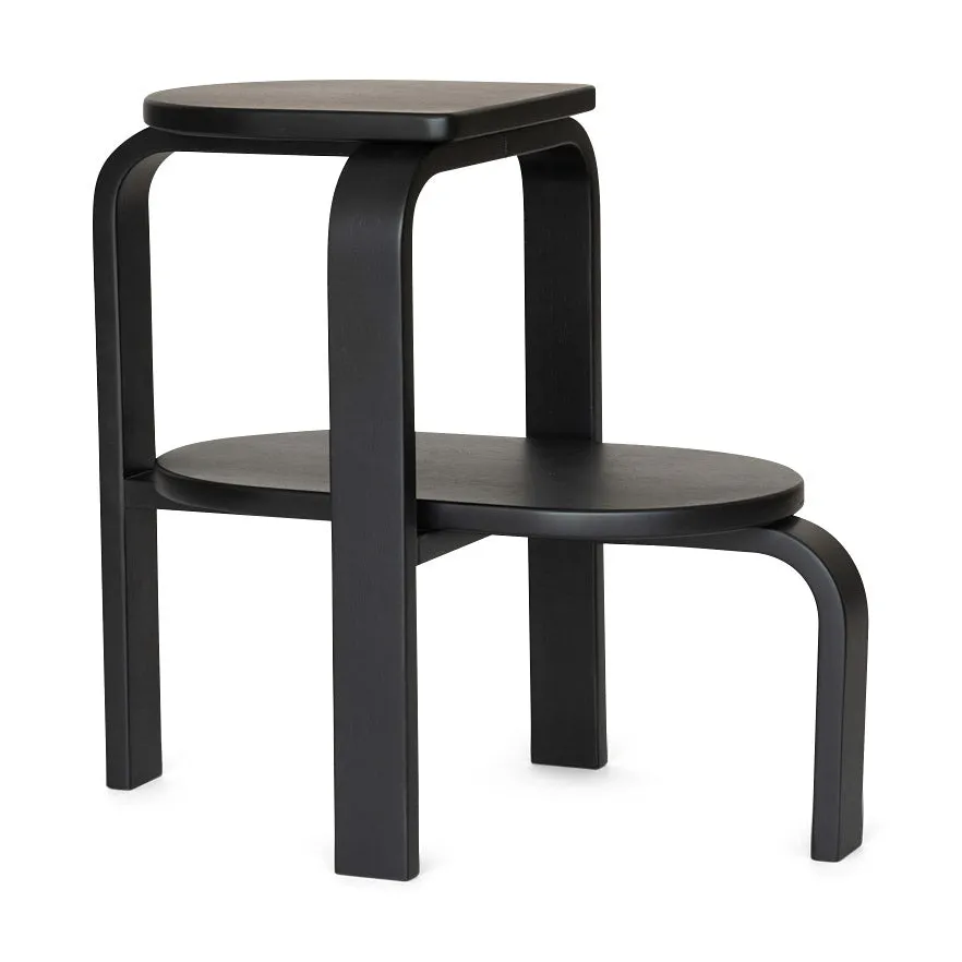 Altura Step Stool & Side Table - Black