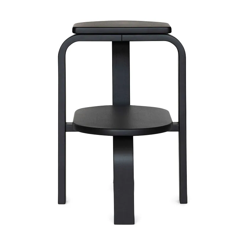 Altura Step Stool & Side Table - Black