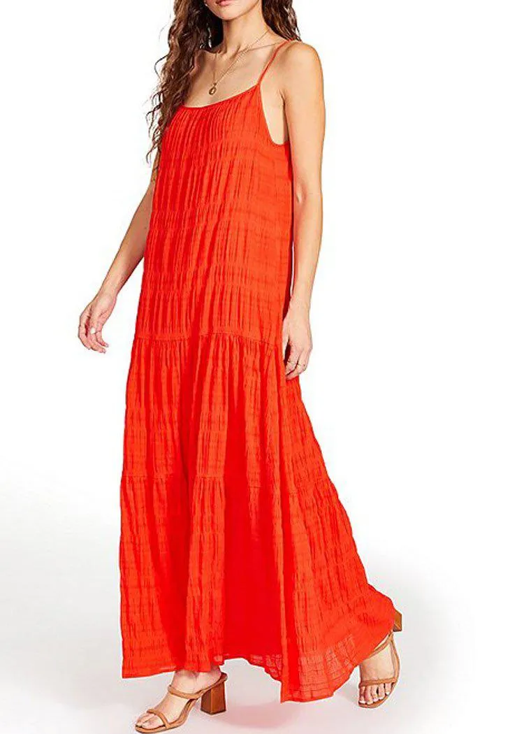 BB Dakota X Steve Madden Roman Holiday Maxi Dress- Red