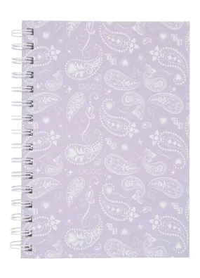 BD Paisley Notebook -  Lavender