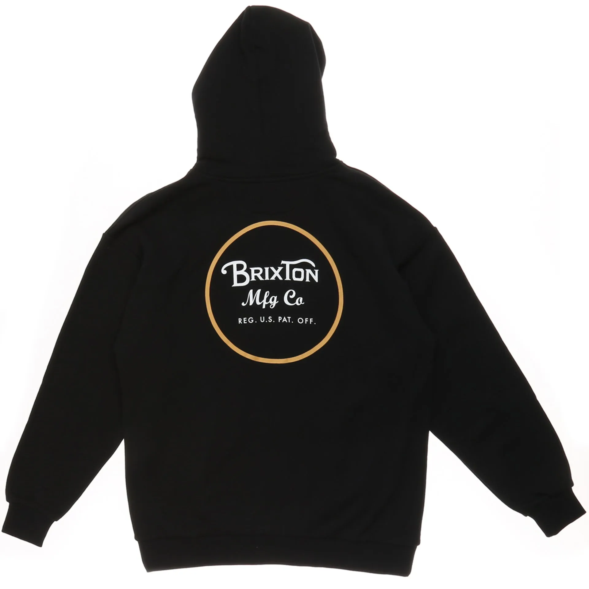 Brixton Wheeler Hood Fleece - Black/Yellow