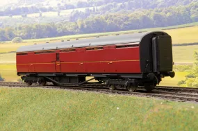 Darstaed D24-4-07U Finescale O Gauge LNER Thompson Mainline BG (Full Brake) Coach, BR Crimson 'Un-numbered'