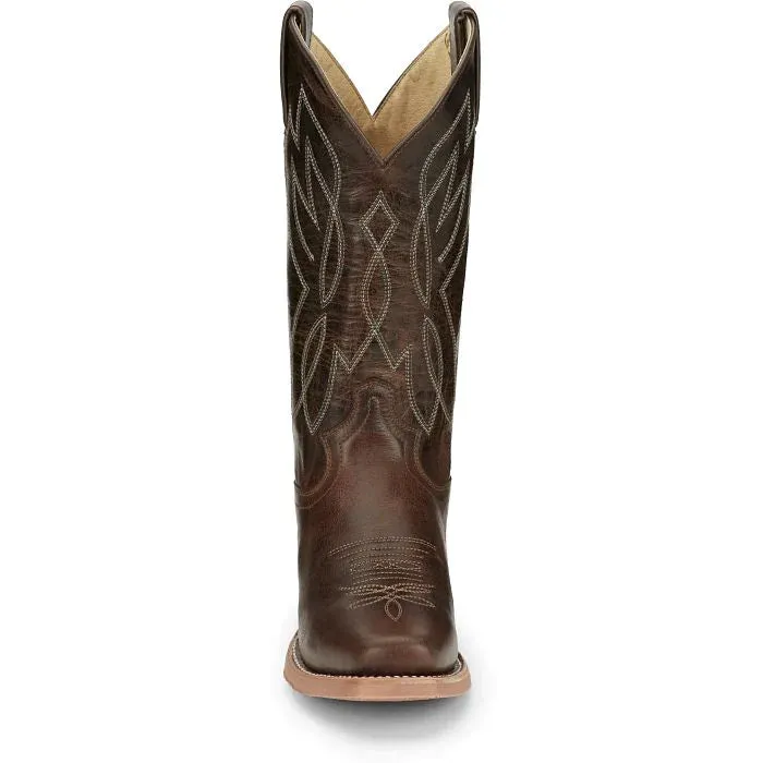 Justin® Women's Mayberry Medium Square Toe Cowboy Boots