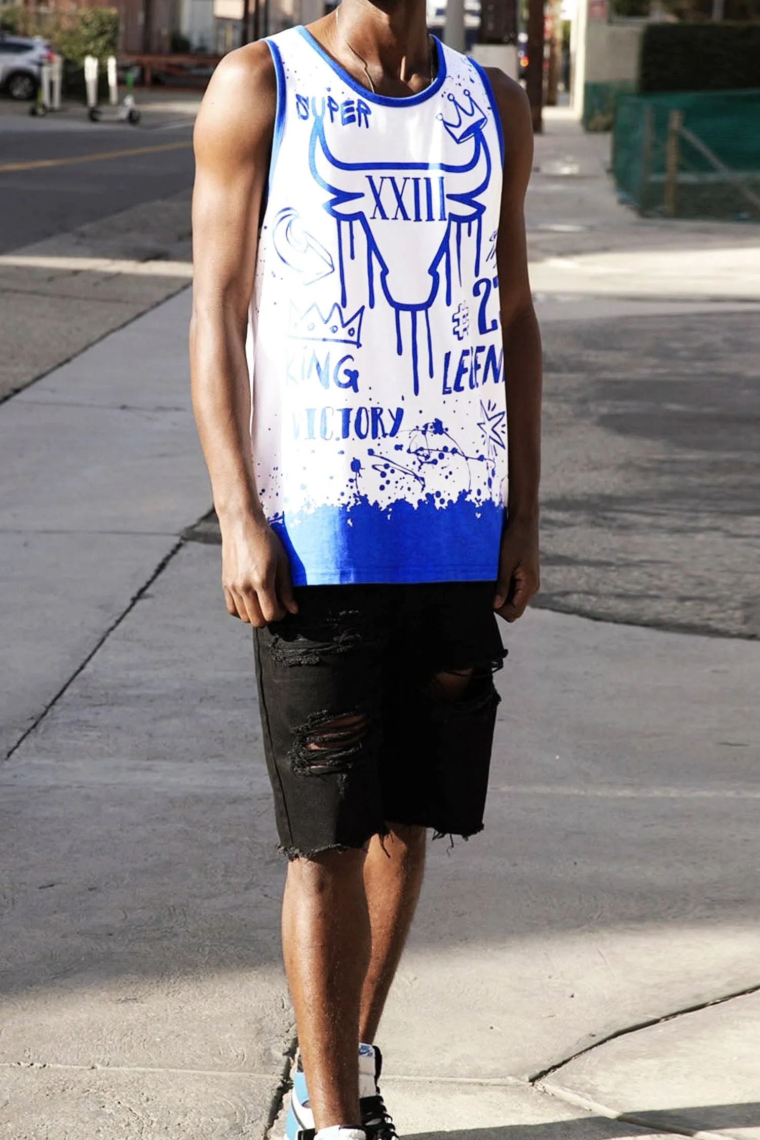 Men's Legend Graffiti Graphic Tank Top